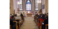 Festgottesdienst zum 50jahrigen Priesterjubiläum von Stadtpfarrer i.R. Geistlichen Rat Ulrich Trzeciok (Foto: Karl-Franz Thiede)